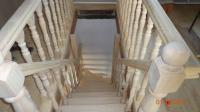 Лестница деревянная межэтажная на заказ